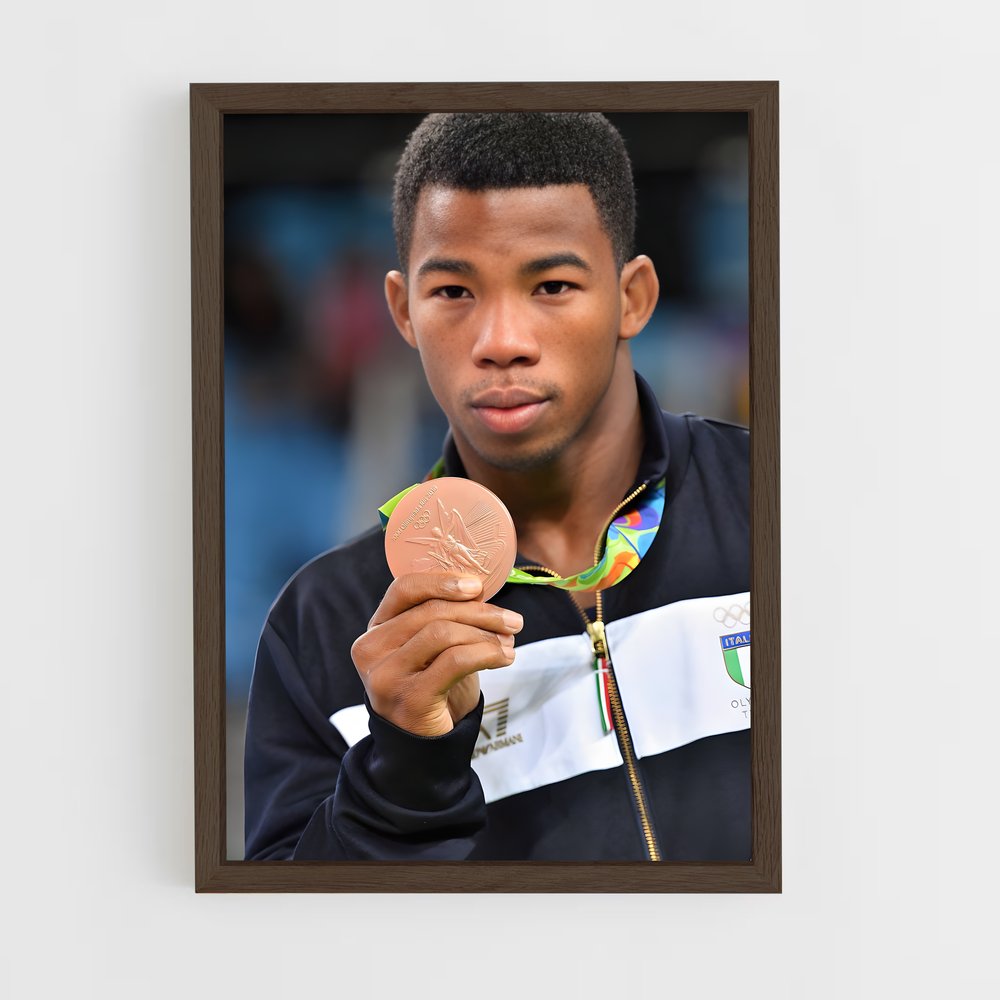 Poster L'Esprit Olympique – affiche Lutte (vue 5)